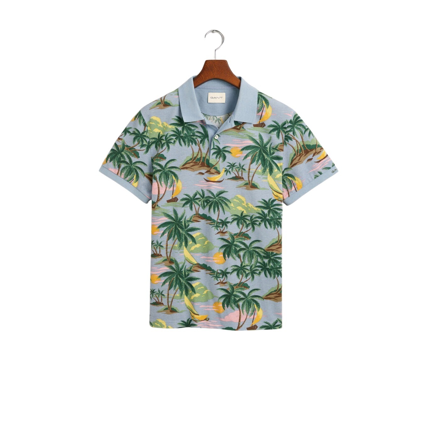 7325707619045 - Bedrucktes Poloshirt Hawaii