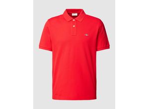 7325707687617 - Regular Fit Poloshirt mit Label-Stitching Modell SHIELD