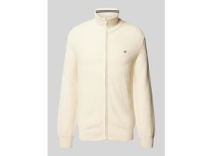 7325707847776 - Cardigan mit Strukturmuster