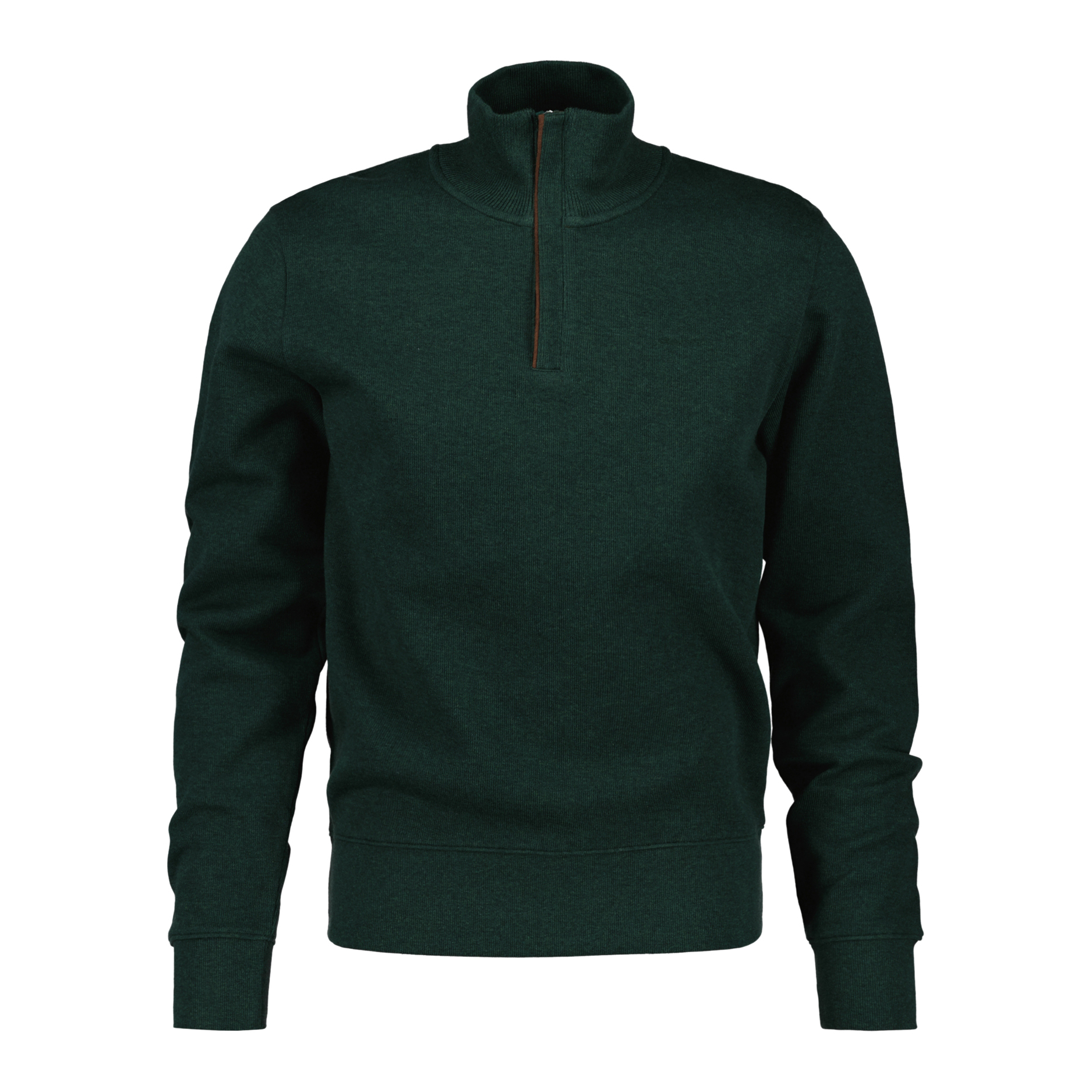 7325707866241 - Pullover mit halbem Reißverschluss und Stehkragen Sacker Rib