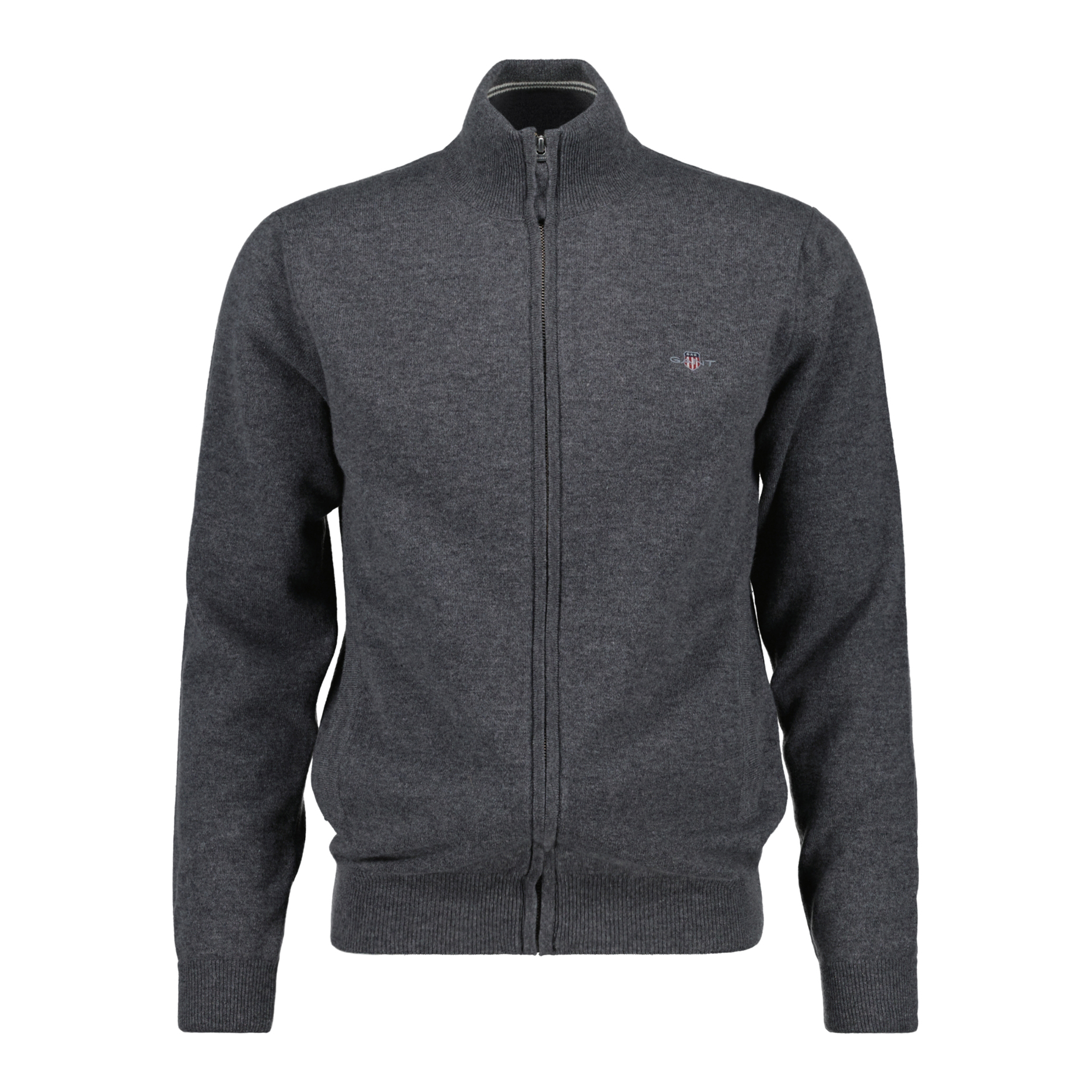 7325707876059 - Woll-Cardigan mit durchgehendem Reißverschluss Gant