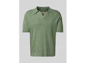 7325708046857 - Regular Fit Poloshirt mit Label-Stitching