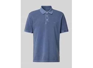 7325708181923 - Regular Fit Poloshirt von Label-Stitching Modell SUNFADED