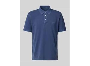 7325708182265 - Regular Fit Poloshirt von Label-Stitching Modell SUNFADED