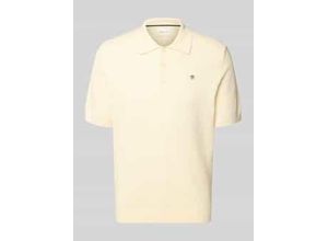 7325708270481 - Poloshirt mit Label-Stitching