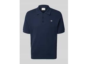 7325708270580 - Poloshirt mit Label-Stitching