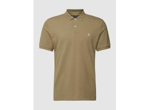 7325867521523 - Poloshirt mit fein strukturierter Optik