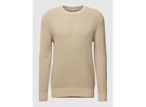 7325868494970 - Strickpullover mit gerippten Abschlüssen 7325868494970 - Strickpullover mit gerippten Abschlüssen