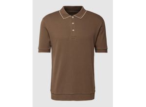 7325868592850 - Regular Fit Poloshirt mit Kontraststreifen