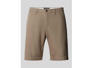 7325868602627 - Regular Fit Bermudas mit Strukturmuster Modell Salo