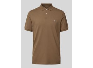 7325868608513 - Regular Fit Poloshirt mit Label-Stitching