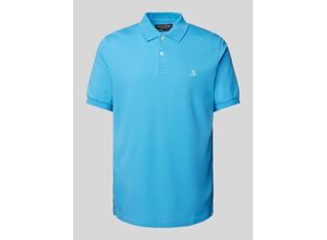 7325868608674 - Regular Fit Poloshirt mit Label-Stitching