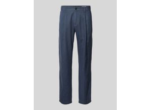 7325868783609 - Tapered Fit Leinenhose mit Bundfalten Modell Osby