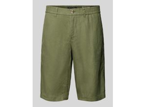 7325868806155 - Regular Fit Leinenbermudas mit Gesäßtaschen Modell Reso