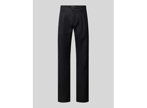 7325868868085 - Tapered Fit Leinenhose mit Bundfalten Modell Osby