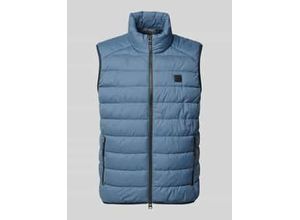 7325869117205 - Regular Fit Steppweste mit Logo-Patch