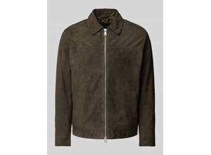 7325869130709 - Regular Fit Blouson aus weichem Ziegen-Veloursleder