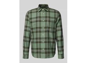7325869132253 - Regular Fit Freizeithemd aus karierter Bio-Baumwolle
