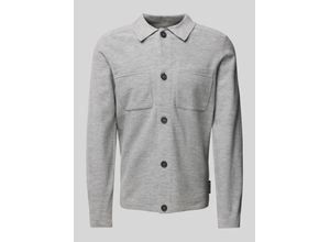 7325869166401 - Regular Fit Wolljacke mit aufgesetzten Brusttaschen