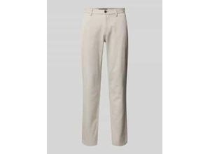 7325869184689 - Regular Fit Chino aus Baumwoll-Mix in feinem Two-Tone-Zickzack-Muster Modell STIG