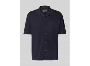 7325869333391 - Regular Fit Poloshirt aus Baumwoll-Leinen-Mix