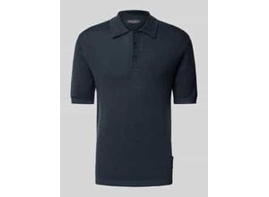 7325869337665 - Regular Fit Poloshirt aus Leinen-Baumwoll-Mix