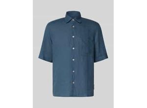7325869341655 - Regular Fit Leinenhemd mit kurzem Arm