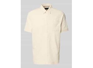 7325869386618 - Regular Fit Poloshirt mit feiner Waffelstruktur