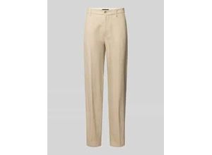 7325869408181 - Regular Fit Hose aus Leinen-Viskose-Mix Modell BUNKRIS