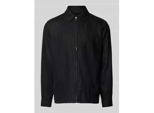 7325869413000 - Regular Fit Overshirt aus reinem Leinen