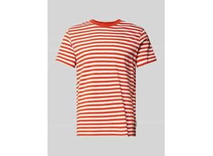 7325869420022 - Regular Fit T-Shirt aus reiner Baumwolle mit Streifenmuster 7325869420022 - Regular Fit T-Shirt aus reiner Baumwolle mit Streifenmuster