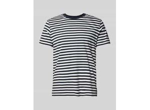 7325869420183 - Regular Fit T-Shirt aus reiner Baumwolle mit Streifenmuster