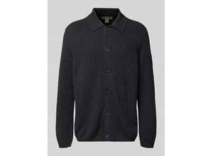 7325869682727 - Regular Fit Strickjacke aus reiner Baumwolle - Marc OPolo × DFB Travel Collection