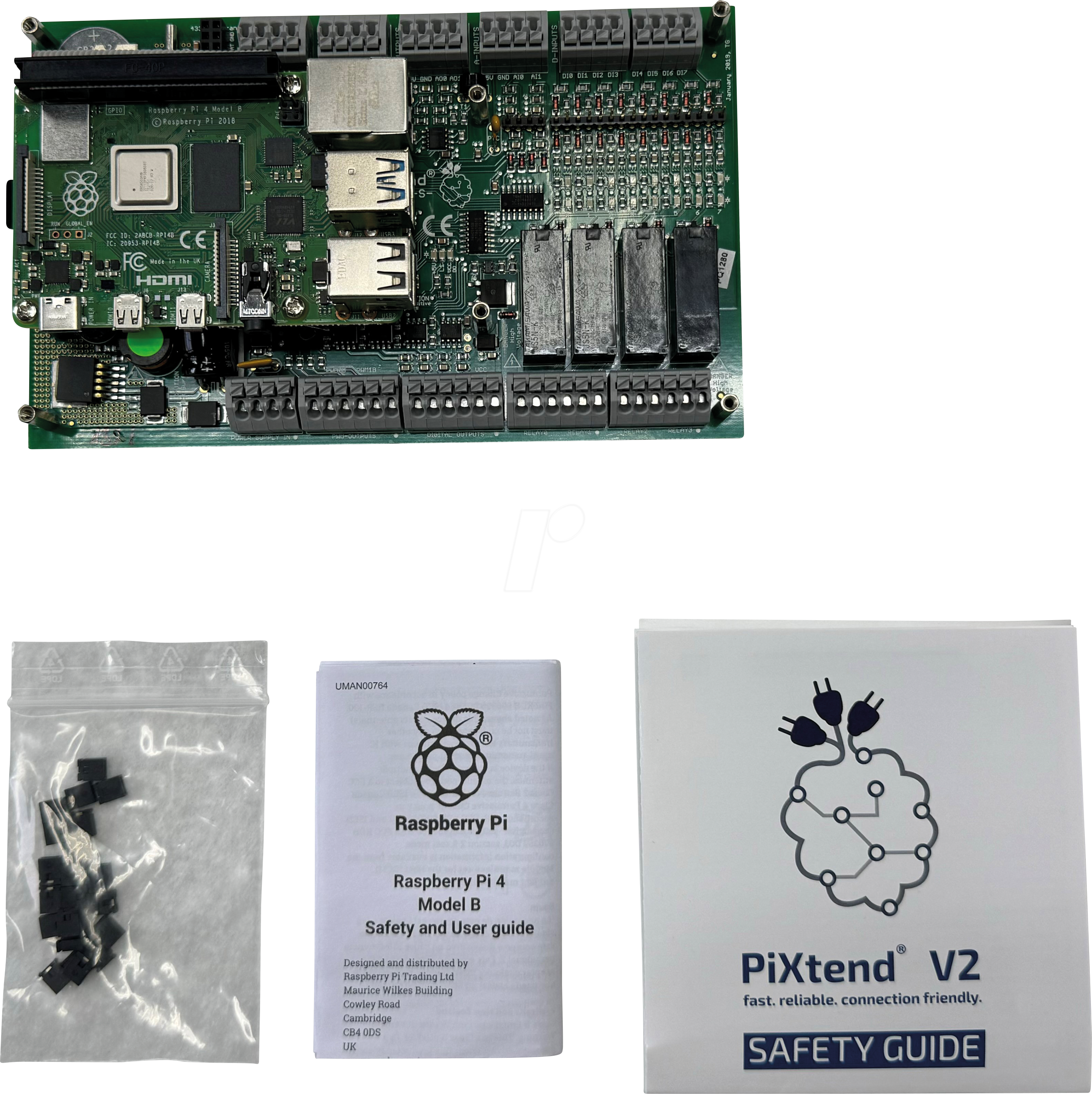 7329439337796 - PIX2S BSC PI4 4G - Raspberry Pi - SPS PiXtend V2 -S- BASIC Pi 4 inkl SD-Karte (CO