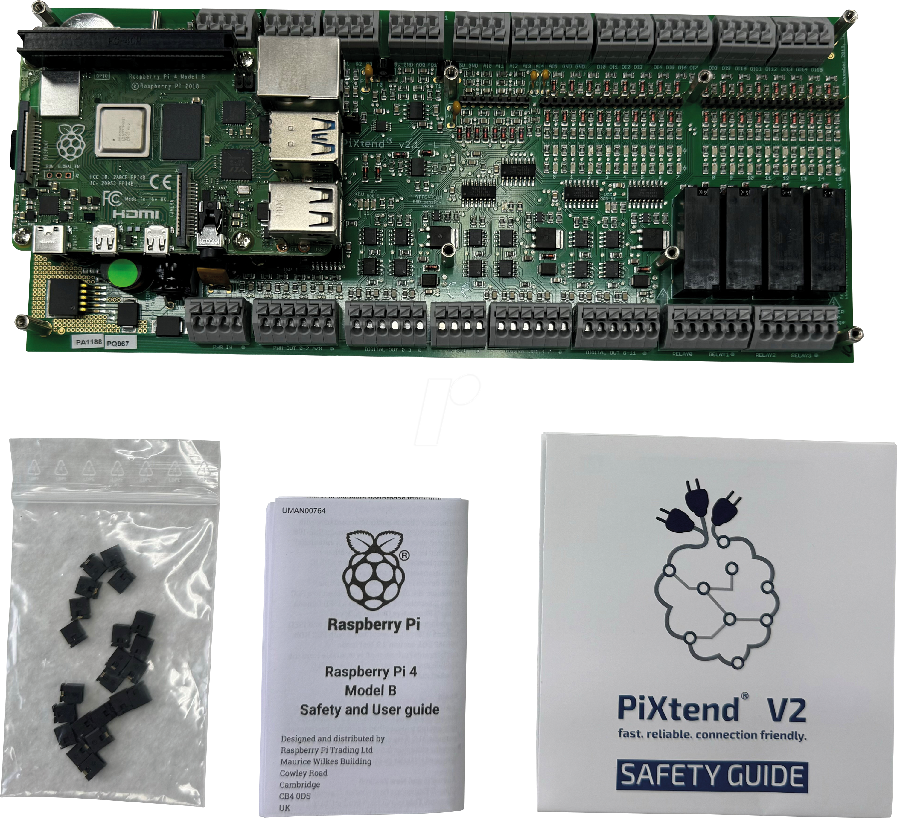 7329439337932 - PIX2L BSC PI4 4G - Raspberry Pi - SPS PiXtend V2 -L- BASIC Pi 4 inkl SD-Karte (CO