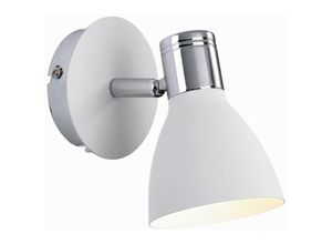 7330024510135 - Markslojd - huseby - 1 Light Indoor Single Wall Spotlight Chrom E14