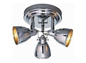 7330024521360 - Fjlbacka - 3 Licht Innenbeleuchtung Spotlight Cluster Chrome E14 - Markslojd