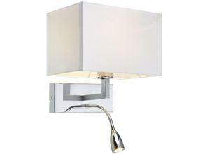 7330024558199 - Markslojd - savoy - 2 Licht Innenwandleuchte Chrom mit Leselampe E27