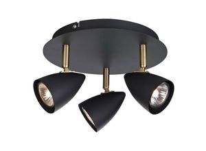 7330024558328 - Markslojd - ciro - 3 Licht Deckenstrahler Cluster Lampe Schwarz GU10