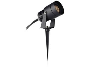 7330024568549 - GARDEN24 - led 1 Light Outdoor Garten Spike Spotlight Schwarz IP44 - Markslojd