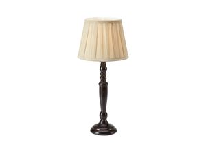 7330024612716 - Tischlampe Chocolat Höhe 46 cm beige braun Metall Stoff