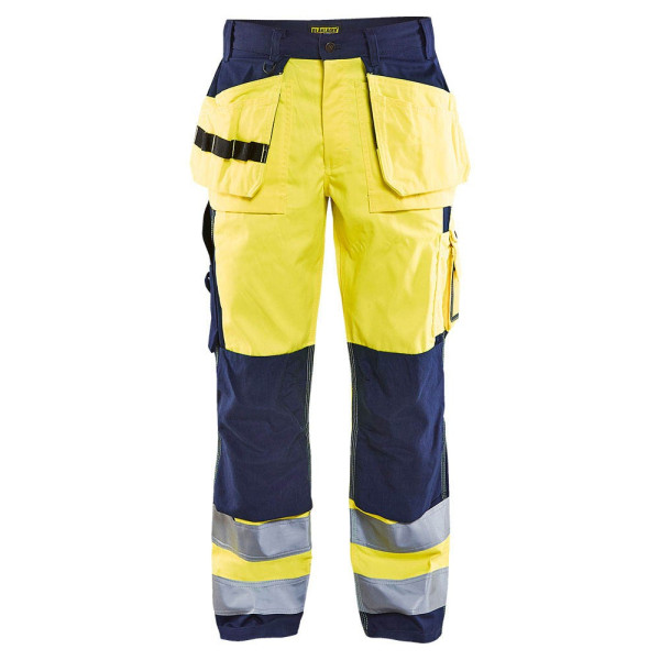 7330509198698 - unisex Warnschutzhose HIGH-VIS 1533 gelb marine Größe 27