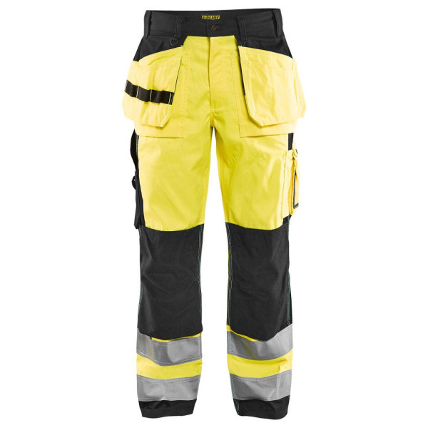 7330509338742 - unisex Warnschutzhose HIGH-VIS 1533 gelb schwarz Größe 54