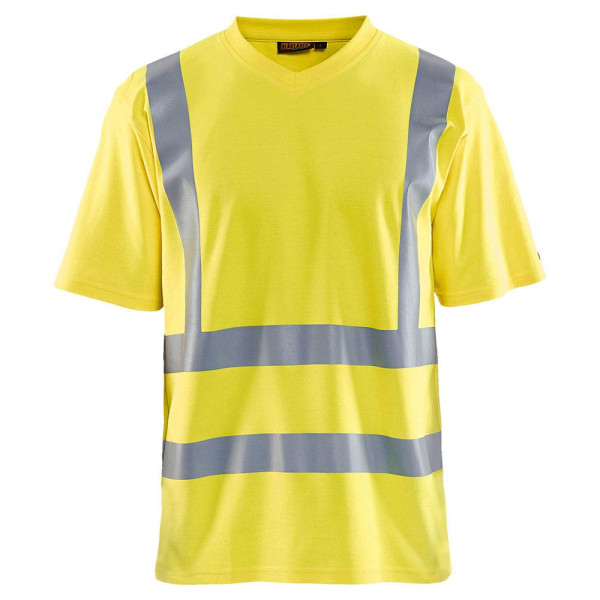 7330509368923 - unisex Warnschutz Shirt 3380 gelb Große 4XL 7330509368923 BLAKLÄDER