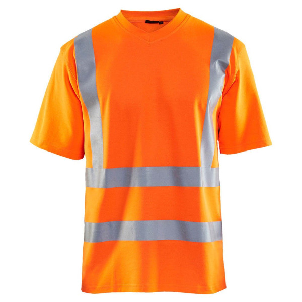 7330509369036 - unisex Warnschutz Shirt 3380 orange Größe S