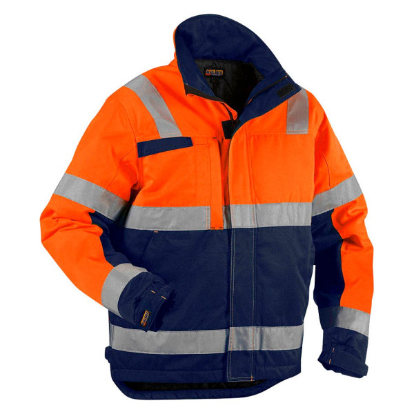 7330509370896 - Herren Warnjacke Winter 4862 orange marine Größe 4XL