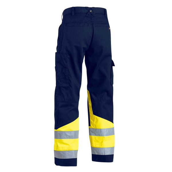 7330509401309 - unisex Warnschutzhose 1564 marine gelb Größe 44