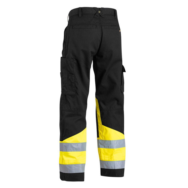 7330509401811 - unisex Warnschutzhose 1564 schwarz gelb Größe 50