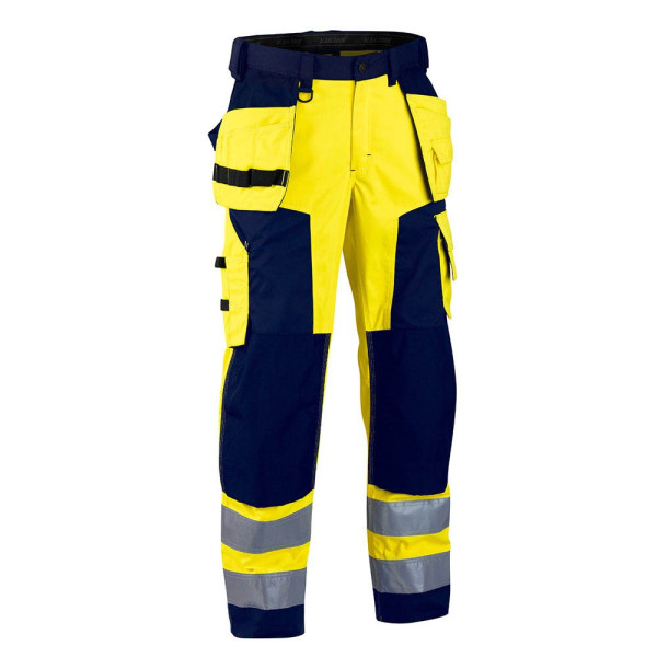 7330509402405 - Arbeitshose 1568 Warnschutz Unisex high vis gelb marineblau Größe 26 7330509402405 BLAKLÄDER