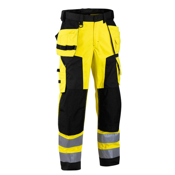 7330509402566 - Arbeitshose 1568 Warnschutz Unisex high vis gelb schwarz Größe 54 7330509402566 BLAKLÄDER